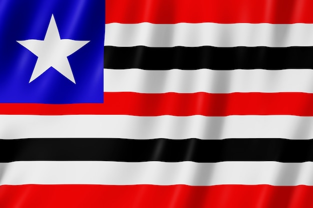 Drapeau de l&#39;état du Maranhao au Brésil