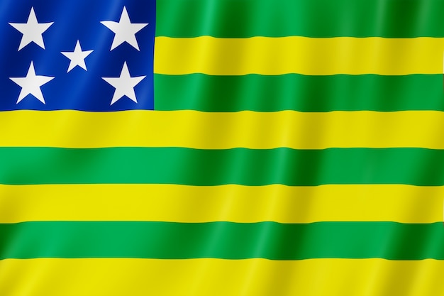 Drapeau de l&#39;état de Goias au Brésil