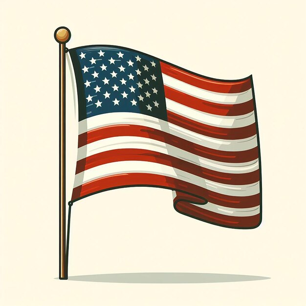 Photo drapeau des états-unis d'amérique