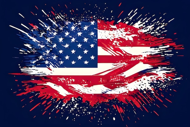 Photo drapeau des états-unis