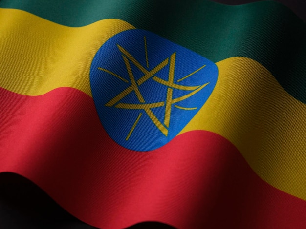 Drapeau de l&#39;Ethiopie