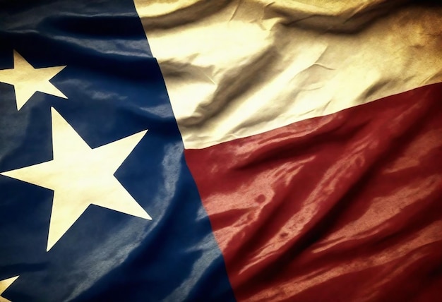 un drapeau avec une étoile qui dit Texas