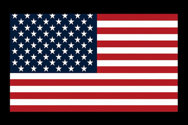 un drapeau avec des étoiles et des rayures