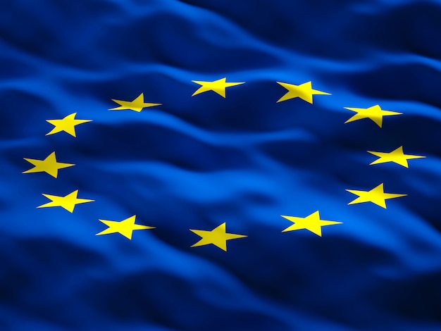 Photo drapeau europe