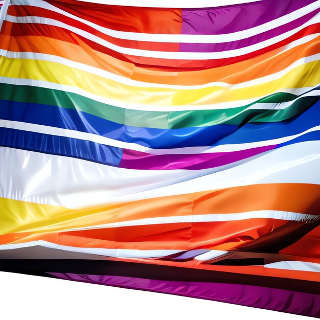 Le drapeau de la fierté Les couleurs de l'arc-en-ciel La fierté LGBTQ