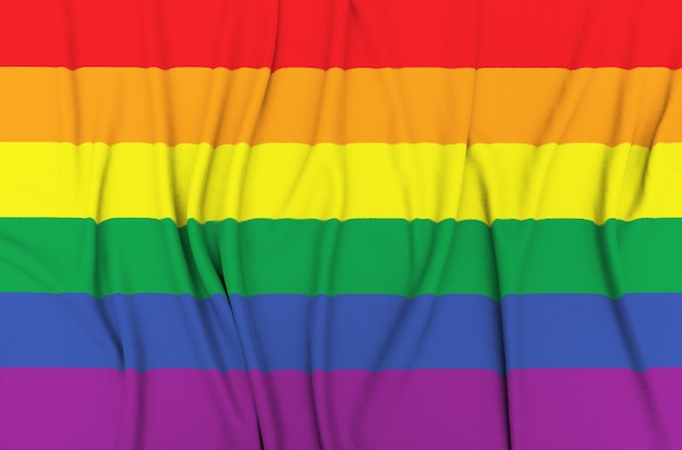 Photo drapeau de la fierté gay
