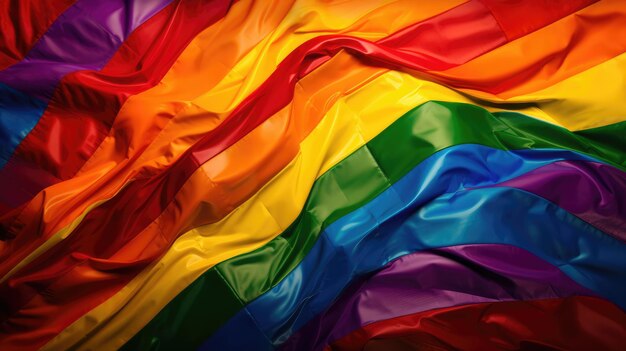 Drapeau de fierté lgbtiq ai génératif