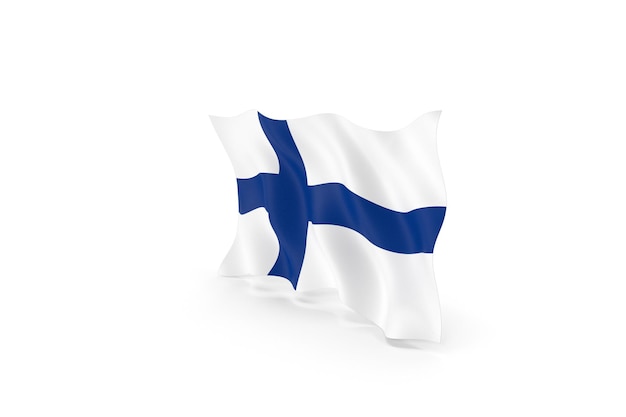 Photo drapeau finlande