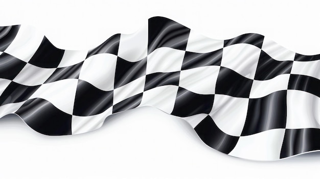 un drapeau sur fond blanc