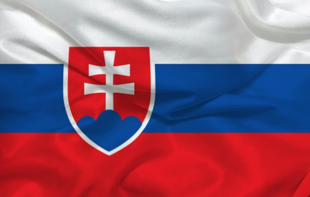 Drapeau de fond de la Slovaquie 3d