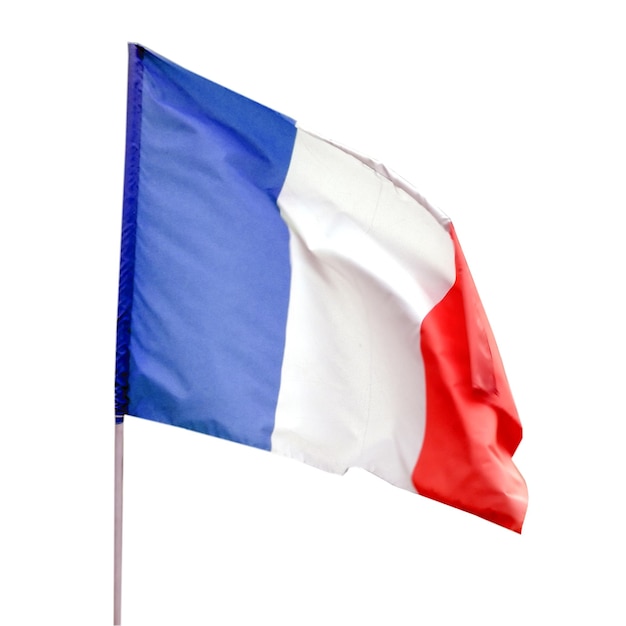 Drapeau France isolé