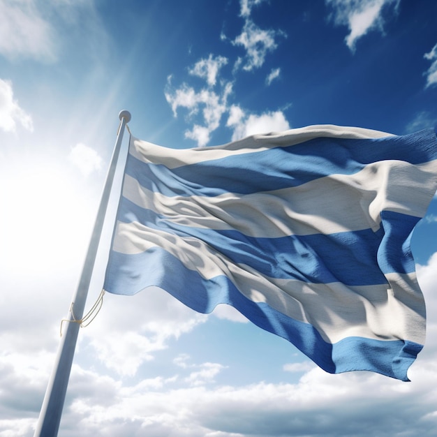 Drapeau de la Grèce haute qualité 4k ultra h