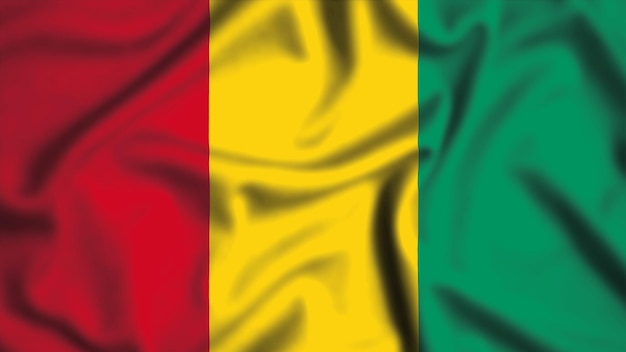 Photo drapeau de la guinée