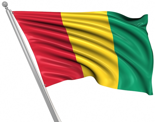 Photo drapeau de guinée