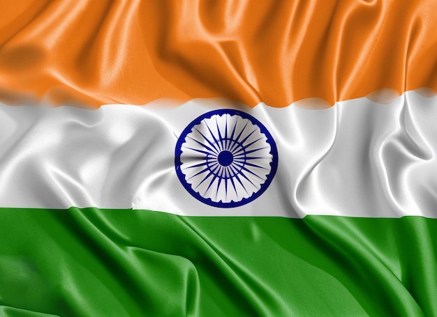 Drapeau de l'Inde génératif ai