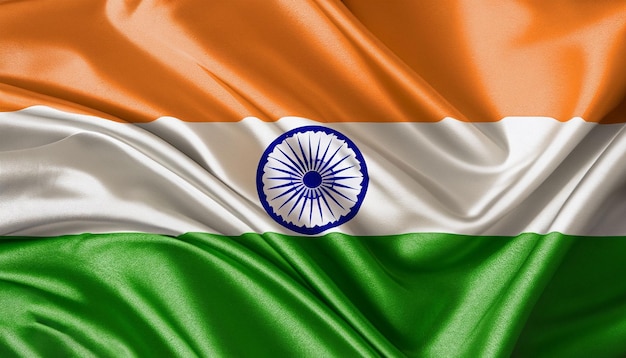 Drapeau de l'Inde génératif ai