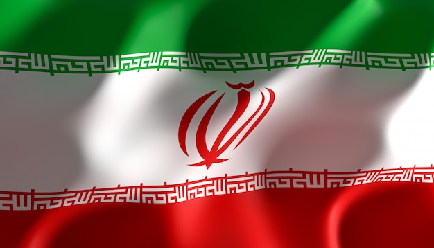 drapeau de l&#39;iran