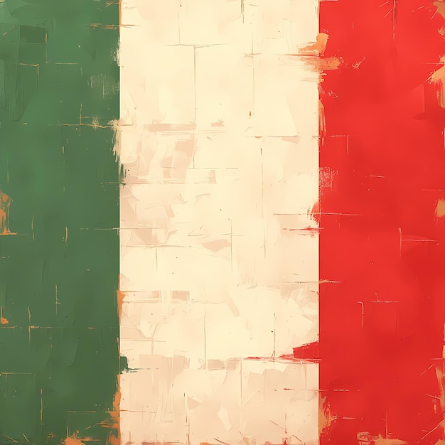 Le drapeau italien vibrant est un symbole de culture et d'héritage