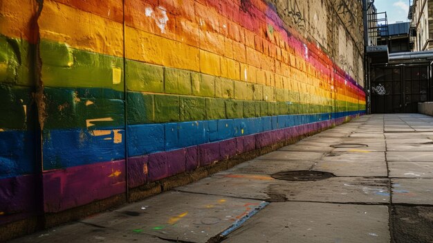 Photo le drapeau lgbt: la liberté de l'amour et de la diversité