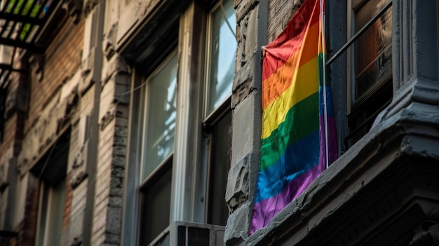 Photo le drapeau lgbt: la liberté de l'amour et de la diversité