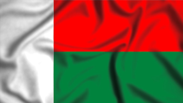 Photo drapeau de madagascar