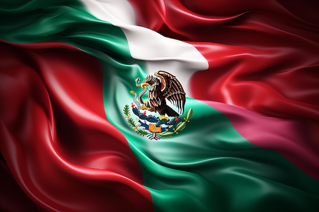 Drapeau mexicain généré par AI