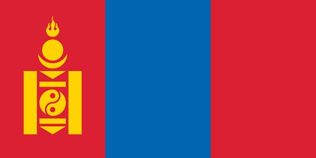 Drapeau de la Mongolie Flag Nation
