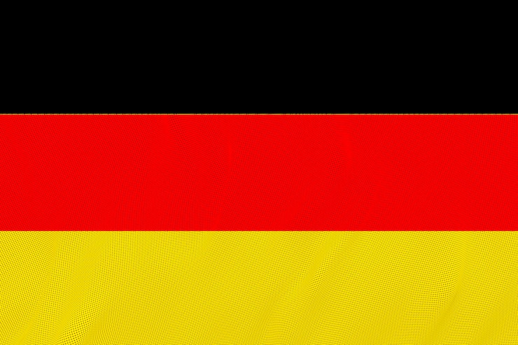 Photo drapeau national de l'allemagne arrière-plan avec le drapeau de l'allemagne