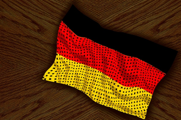 Drapeau national de l'Allemagne Arrière-plan avec le drapeau de l'Allemagne