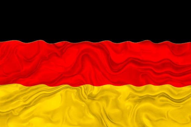 Drapeau national de l'Allemagne Arrière-plan avec le drapeau de l'Allemagne