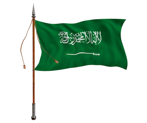 Drapeau national de l'Arabie Contexte avec le drapeau de l'AbkhazieArabie Saoudite