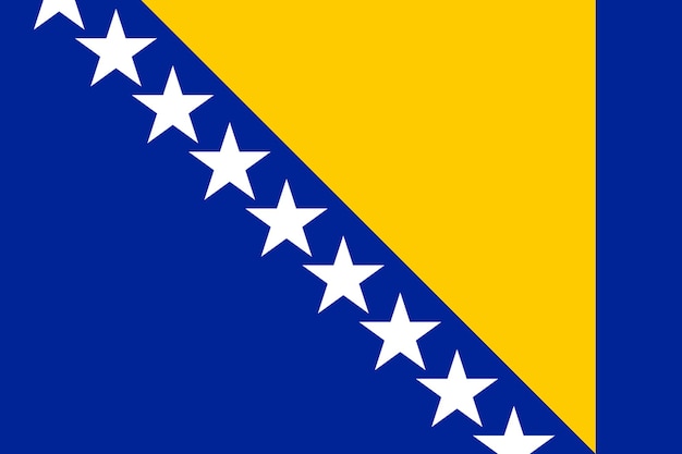 Drapeau national de la Bosnie-Herzégovine