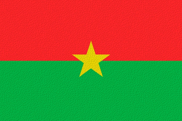 Photo drapeau national du burkina faso fond avec le drapeau du burkina faso