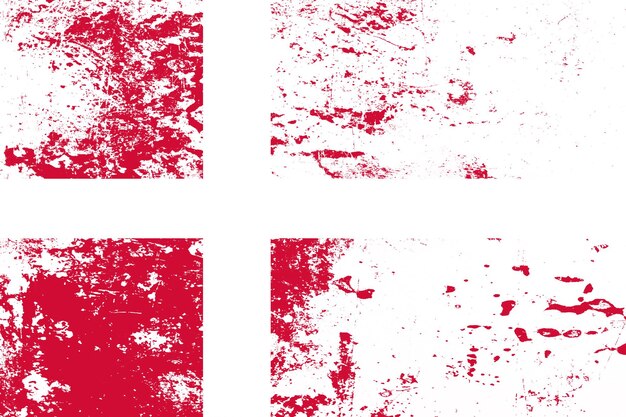 Drapeau national du Danemark avec texture. modèle de conception