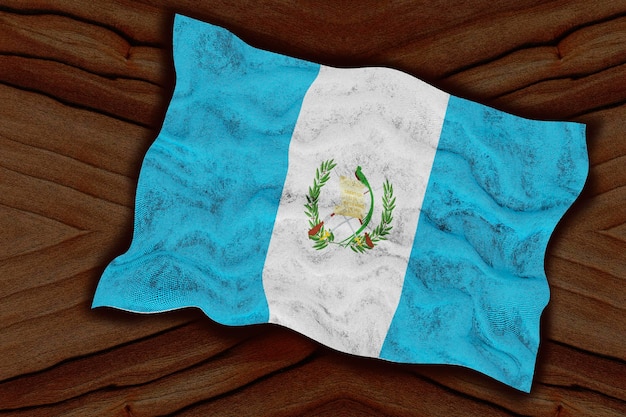 Drapeau national du Guatemala Arrière-plan avec le drapeau du Guatemala