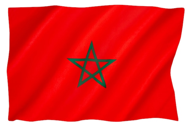 Le drapeau national du Maroc