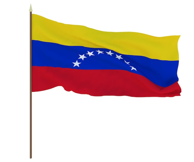 Drapeau national du Venezuela Arrière-plan pour les éditeurs et les concepteurs Fête nationale