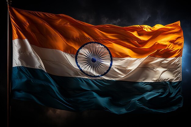 Le drapeau national indien