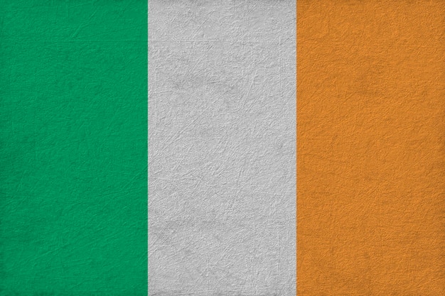 Photo drapeau national de l'irlande fond pour les éditeurs et les designers fête nationale