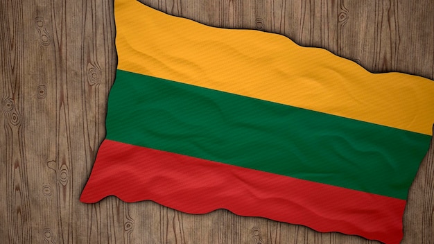 Drapeau national de la Lituanie Fond avec le drapeau de la Lituanie