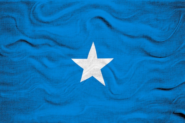 Drapeau national de la Somalie Arrière-plan avec le drapeau de la Somalie