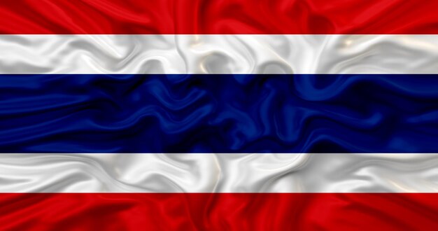 Drapeau national de la Thaïlande.