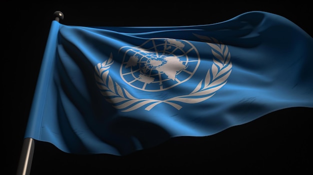 drapeau des nations unies ai générative