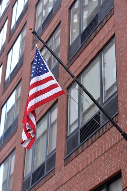 Drapeau à New York City USA