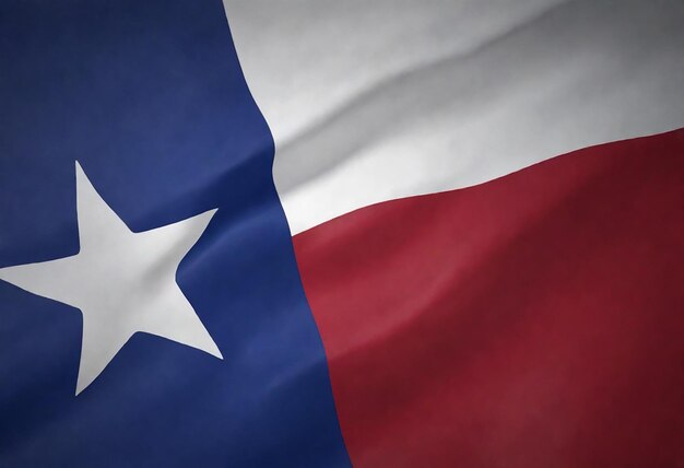 Photo un drapeau avec le nom de l'état du texas dessus