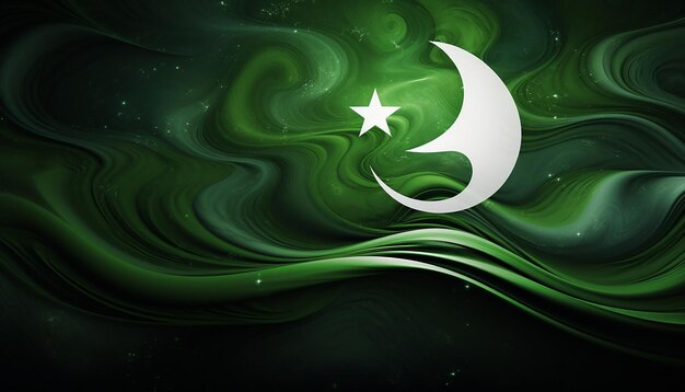 Photo drapeau pakistanais