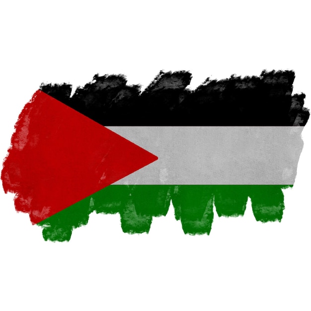 Photo le drapeau de la palestine