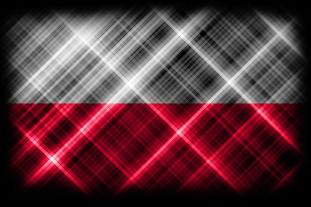Drapeau de la Pologne, drapeau national, fond de drapeau moderne
