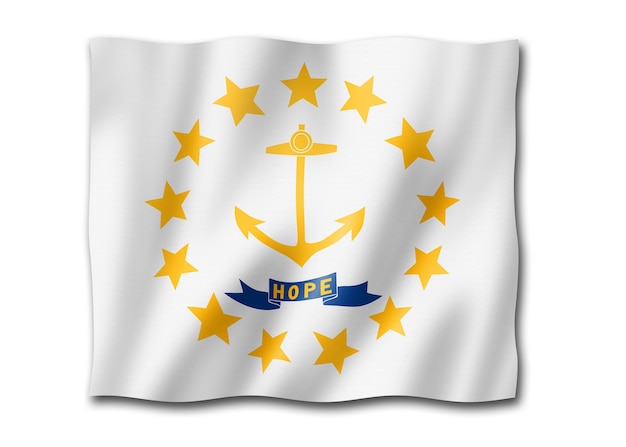 Drapeau Rhode Island États-Unis