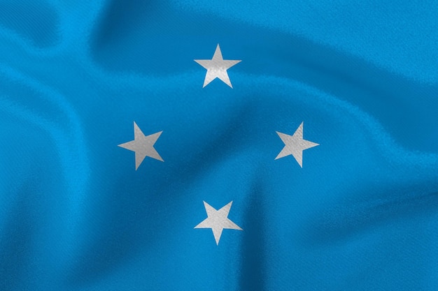 Drapeau de l'État des États fédérés de Micronésie libre